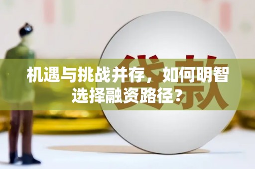 嵊州机遇与挑战并存，如何明智选择融资路径？