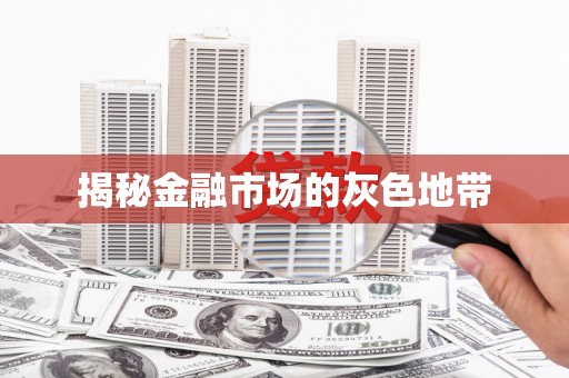 嵊州揭秘金融市场的灰色地带