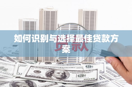 嵊州如何识别与选择最佳贷款方案